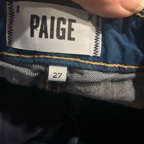 “Skyline” Skinny Jeans in “Carson” Wash  { Paige } - Picture 6 of 10